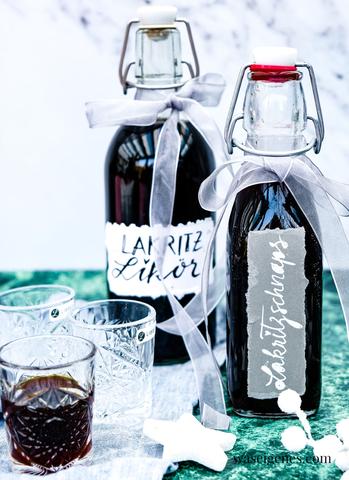 Lange Haltbarkeit garantiert: Selbstgemachter Lakritzlikör mindestens 6 Monate haltbar Lange Haltbarkeit garantiert: Selbstgemachter Lakritzlikör mindestens 6 Monate haltbar