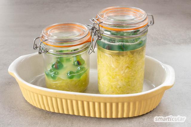 Gesundes und leckeres Sauerkraut selbst fermentieren im Gärtopf