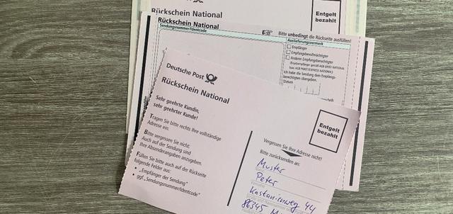 Was Sie über die Kosten für Einschreiben mit Rückschein wissen sollten