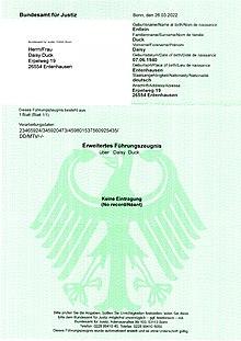 Welche Informationen sind im erweiterten Führungszeugnis enthalten? Welche Informationen sind im erweiterten Führungszeugnis enthalten?