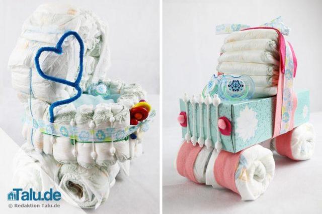 Kreative DIY-Ideen für individuelle Windelgeschenke Kreative DIY-Ideen für individuelle Windelgeschenke