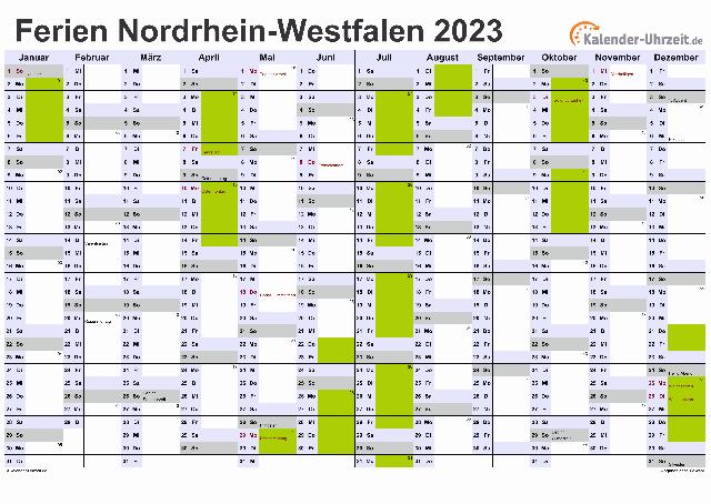 Ferienkalender NRW 2023: Wann enden die Osterferien?