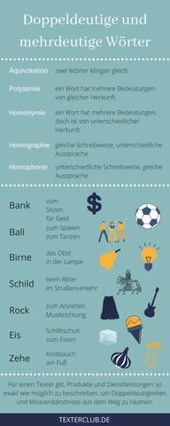 Homonyme im Alltag: Beispiele und Übungen