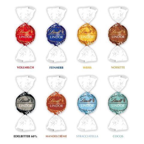 Welche Farbe steht für welche Sorte der Lindor Kugeln? Welche Farbe steht für welche Sorte der Lindor Kugeln?