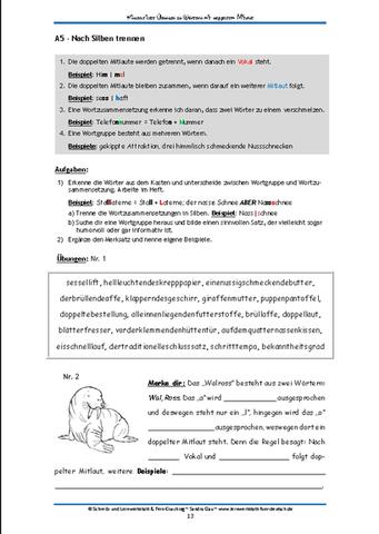 Die Regeln für doppelte Mitlaute in der deutschen Rechtschreibung
