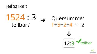 Bettermarks: Effektives Lernen der Teilbarkeit durch 3 Bettermarks: Effektives Lernen der Teilbarkeit durch 3