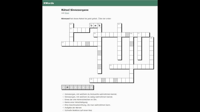 Erstelle dein eigenes Kreuzworträtsel kostenlos Rätselgenerator von