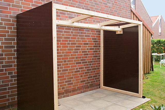 Anleitung: Fahrradgarage selber bauen - Schritt für Schritt