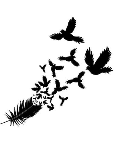 Feder-Tattoo Bedeutung: Von alten Kulturen bis zur modernen Kunst