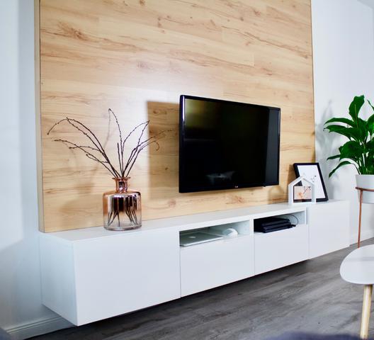 Kreative Idee für deine Wohnzimmergestaltung: Baue deine eigene Fernsehwand Kreative Idee für deine Wohnzimmergestaltung: Baue deine eigene Fernsehwand
