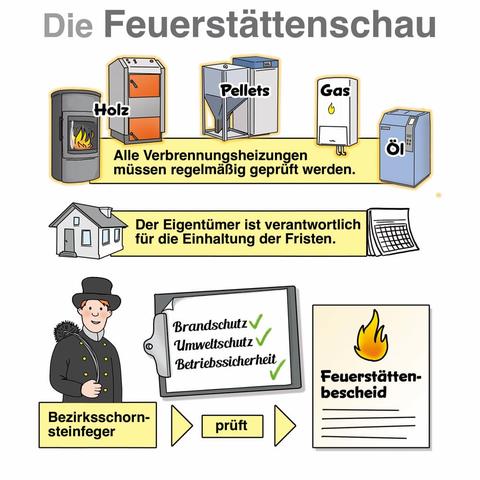 Häufigkeit der Feuerstättenschau: Wie oft muss sie durchgeführt werden? Häufigkeit der Feuerstättenschau: Wie oft muss sie durchgeführt werden?