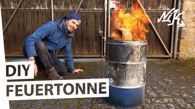 Kreatives Recycling: Altes Fass wird zur stilvollen Feuertonne Kreatives Recycling: Altes Fass wird zur stilvollen Feuertonne