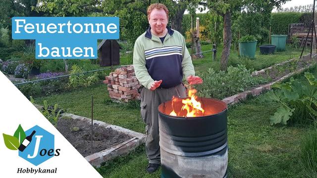 Feuertonne selber bauen Anleitung für gemütliche Feuerstimmung Sieu