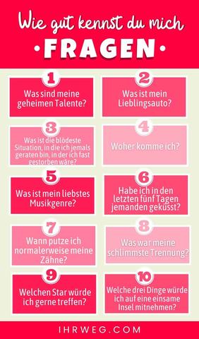 Teste deine Freundschaft: Wie gut kennst du mich? Finde es heraus! Teste deine Freundschaft: Wie gut kennst du mich? Finde es heraus!