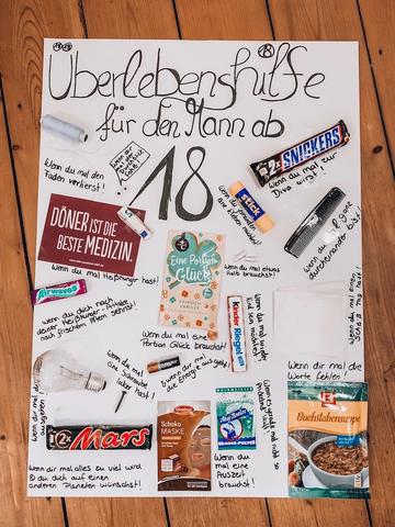 Kreatives Geburtstagsplakat selber machen - schnell und unkompliziert Kreatives Geburtstagsplakat selber machen - schnell und unkompliziert