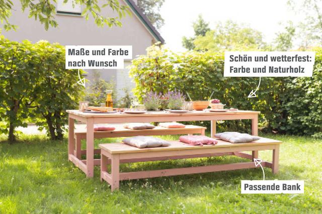 Inspiration für DIY Gartentische zum Selberbauen Inspiration für DIY Gartentische zum Selberbauen
