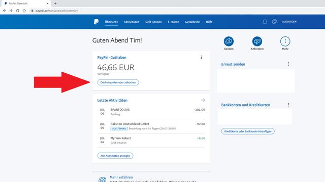 Einfach und schnell: Geld auf das PayPal-Konto überweisen Einfach und schnell: Geld auf das PayPal-Konto überweisen