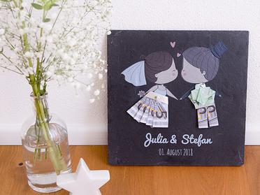 Persönliche Geldgeschenke zur Hochzeit selber gestalten