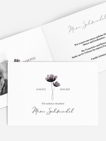 Abschied nehmen mit einer selbstgestalteten Trauerkarte - Ein würdevoller letzter Gruß Abschied nehmen mit einer selbstgestalteten Trauerkarte - Ein würdevoller letzter Gruß