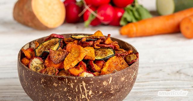 Regionale Produkte nutzen: Gemüsechips selbst zubereiten und Verpackungsmüll sparen Regionale Produkte nutzen: Gemüsechips selbst zubereiten und Verpackungsmüll sparen