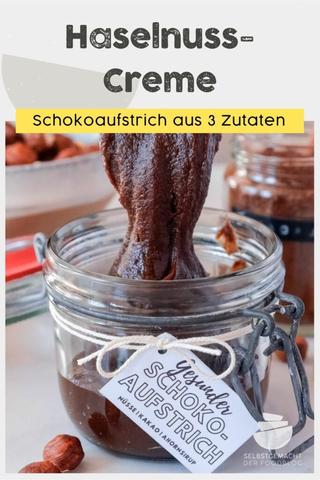 Veganer Schokoaufstrich aus Haselnüssen: Einfach selbst gemacht Veganer Schokoaufstrich aus Haselnüssen: Einfach selbst gemacht