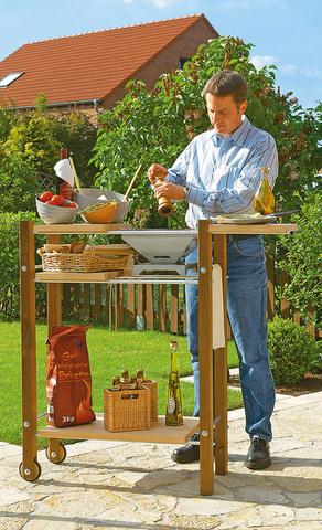 Platzmangel adé: Mit einem selbstgebauten Grillwagen mehr Stauraum schaffen