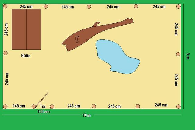 Großzügigen Hundezwinger selber bauen: Bauplan und Skizzen Großzügigen Hundezwinger selber bauen: Bauplan und Skizzen