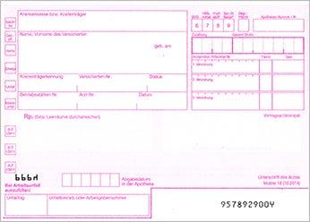 Welche Farbe hat Ihr Rezept? Die unterschiedliche Gültigkeitsdauer von rosa, grünen und gelben Rezepten