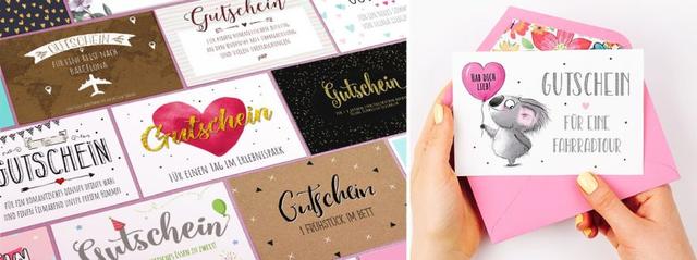 Persönliche Gutscheine im eigenen Design erstellen