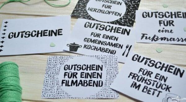 Do-it-yourself: Gutscheinheft individuell kreieren