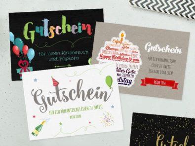 Individuelle Gutscheinhefte selber machen