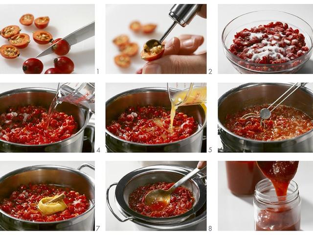 Leckeres Rezept: Hagebutten-Marmelade einfach selbst gemacht Leckeres Rezept: Hagebutten-Marmelade einfach selbst gemacht