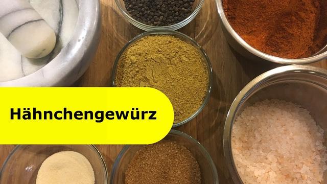 Perfekte Gewürzmischung für Hähnchen - Einfach selber machen