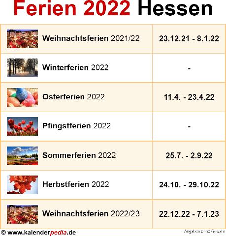 Planung der Herbstferien in Hessen 2022: Termine und Tipps Planung der Herbstferien in Hessen 2022: Termine und Tipps