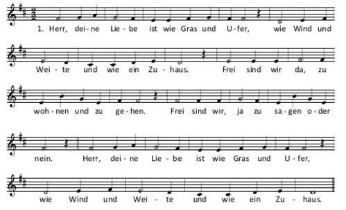"Herr, deine Liebe ist wie Gras und Ufer": Ein zeitloser Klassiker "Herr, deine Liebe ist wie Gras und Ufer": Ein zeitloser Klassiker