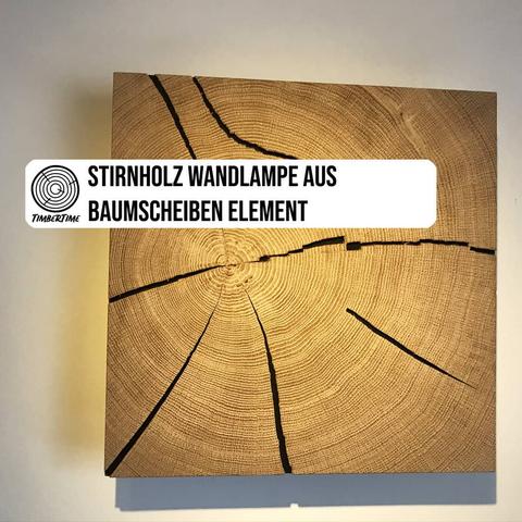 Einfache und günstige Lösung: Hirnholz Wandlampe selber machen