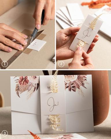 Hochzeitseinladungen selber basteln: Tipps und Beispiele für eine persönliche Note