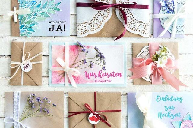 Persönliche Note: Hochzeitseinladungen selber basteln – kreative Ideen im Überblick