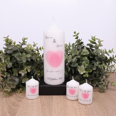 Hochwertige und farbechte Hochzeitskerzen selbst gestalten Hochwertige und farbechte Hochzeitskerzen selbst gestalten