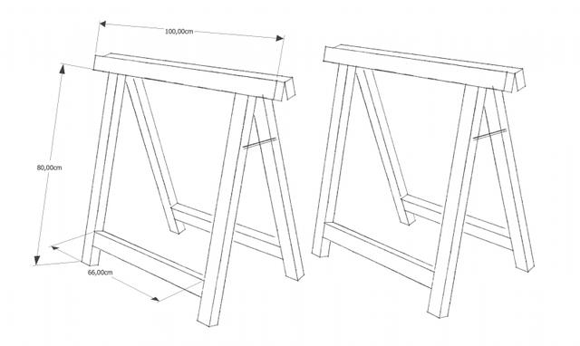 Stabiler Arbeitsbock zum Selbermachen: Anleitung und Tipps für den Bau eines Holzbocks Stabiler Arbeitsbock zum Selbermachen: Anleitung und Tipps für den Bau eines Holzbocks