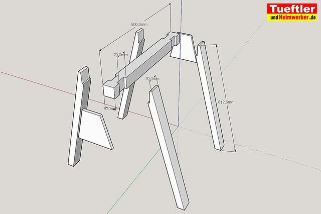 Schritt-für-Schritt Anleitung: Holzböcke schnell und einfach selbst bauen