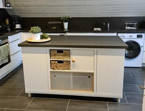 Ikea Kallax Kücheninsel selber bauen Platz für Eigenkreationen Sieu