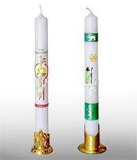 Mit Verzierwachs zur einzigartigen Kommunionkerze - Anleitung und Tipps Mit Verzierwachs zur einzigartigen Kommunionkerze - Anleitung und Tipps