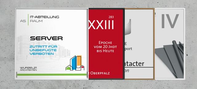 Türschilder für jeden Anwendungsbereich - Tipps zur Auswahl des richtigen Materials Türschilder für jeden Anwendungsbereich - Tipps zur Auswahl des richtigen Materials