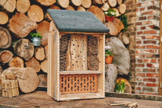 Mit Holz, Ton und Ziegelsteinen: Bauanleitungen für Bienenhotels Mit Holz, Ton und Ziegelsteinen: Bauanleitungen für Bienenhotels