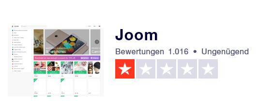 Erfahrungsberichte zu Joom: Kunden warnen vor dem Online-Marktplatz Erfahrungsberichte zu Joom: Kunden warnen vor dem Online-Marktplatz