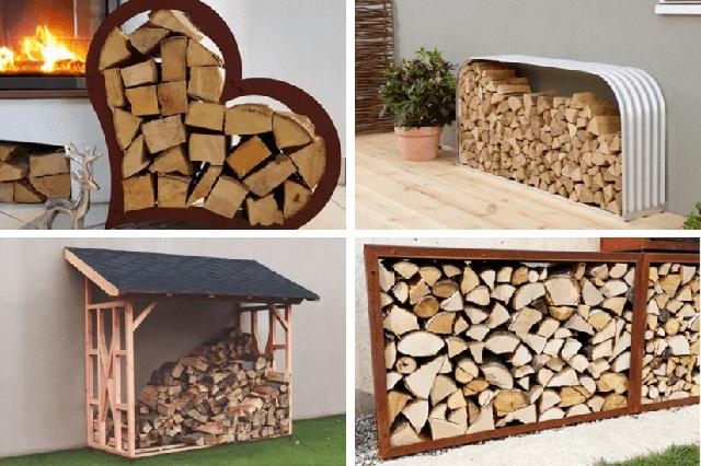 Anleitung: Kaminholzregal im Freien selbst bauen Anleitung: Kaminholzregal im Freien selbst bauen