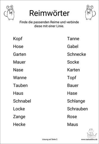 Reimideen für andere Wörter mit ähnlicher Bedeutung wie 