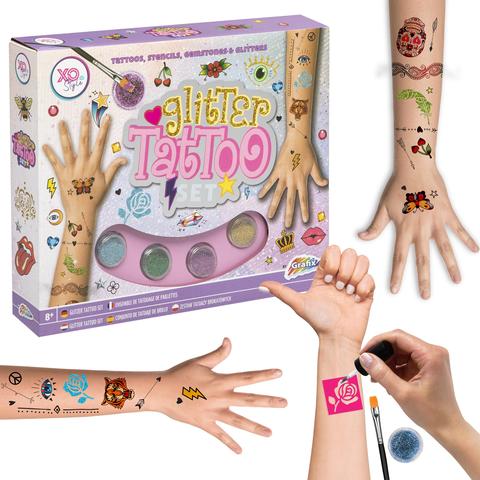 Glitzernde Klebetattoos selber machen - Der Hingucker für Kinder Glitzernde Klebetattoos selber machen - Der Hingucker für Kinder