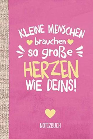 Persönliche Worte auf einer besonderen Karte: Kleine Menschen brauchen große Herzen Persönliche Worte auf einer besonderen Karte: Kleine Menschen brauchen große Herzen